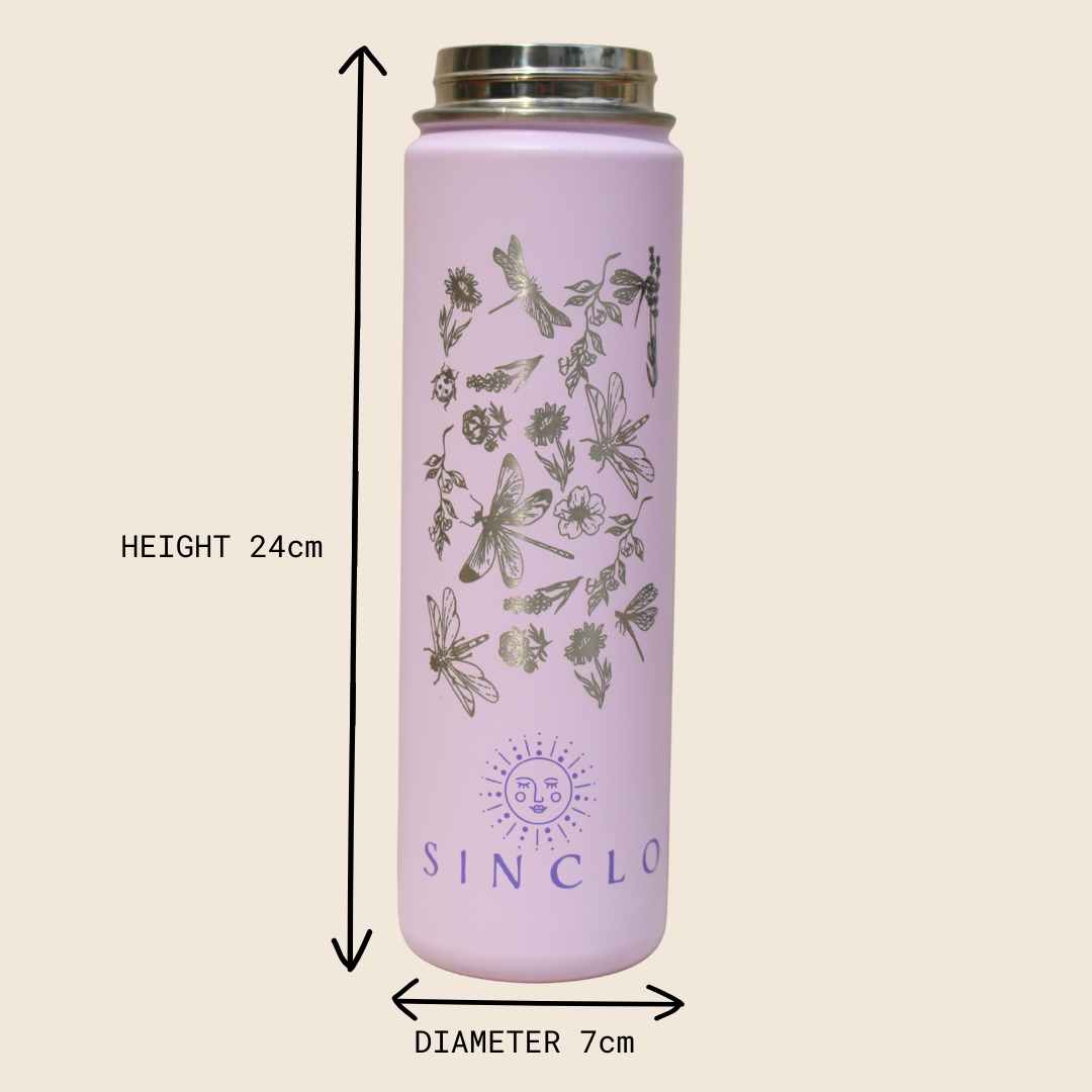 The Stevie 675ml Water Bottle (Lilac)