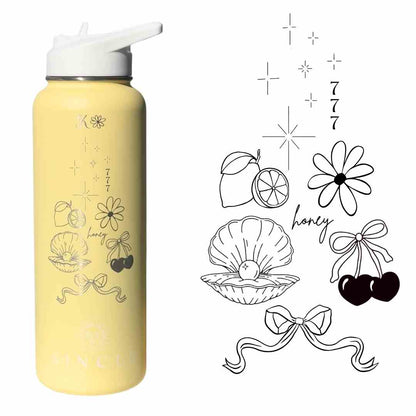 Bottle Tattoo Sleeve Engraving Add-On