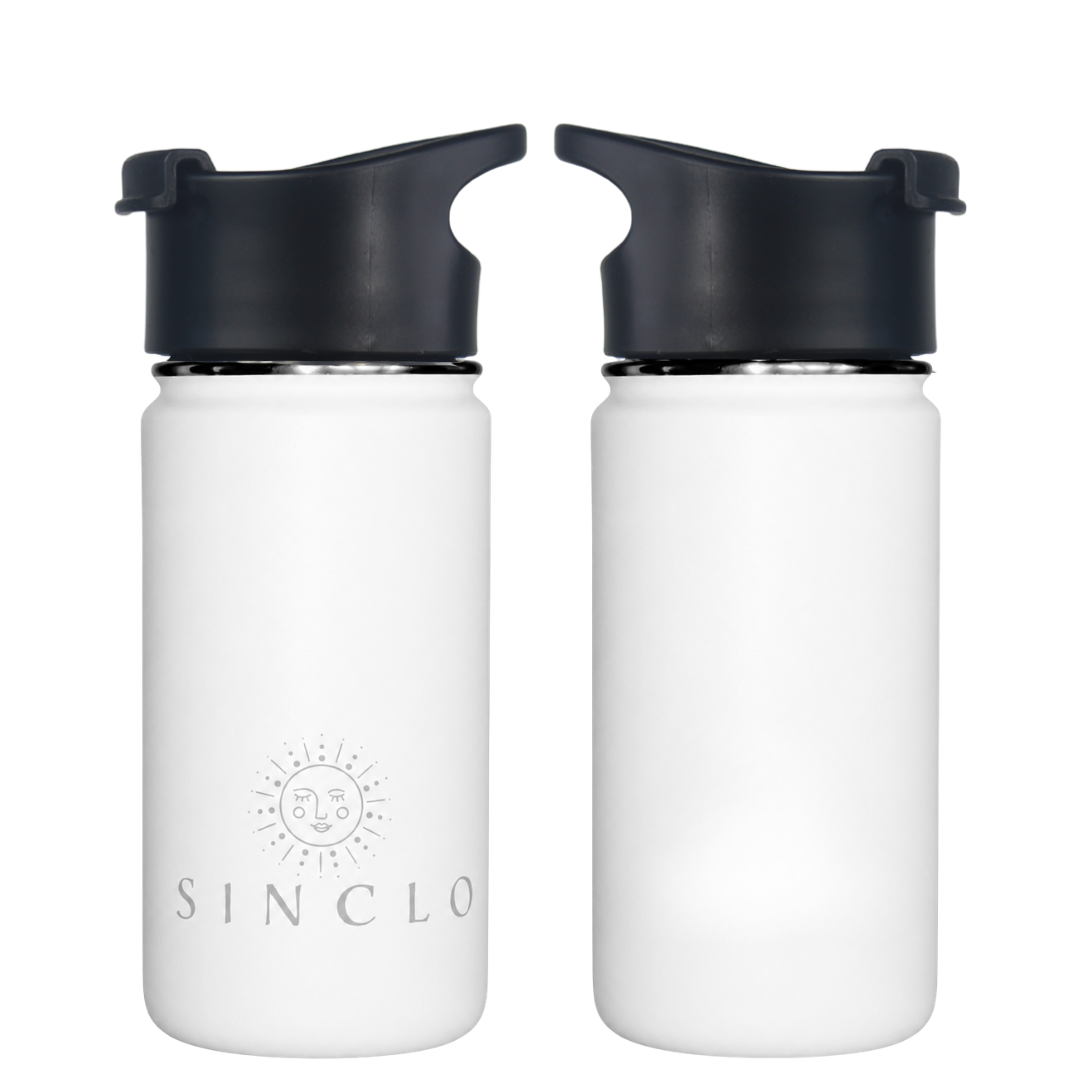 The Babi 400ml Water Bottle (White)