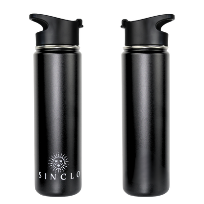 The Stevie 675ml Water Bottle (Black)