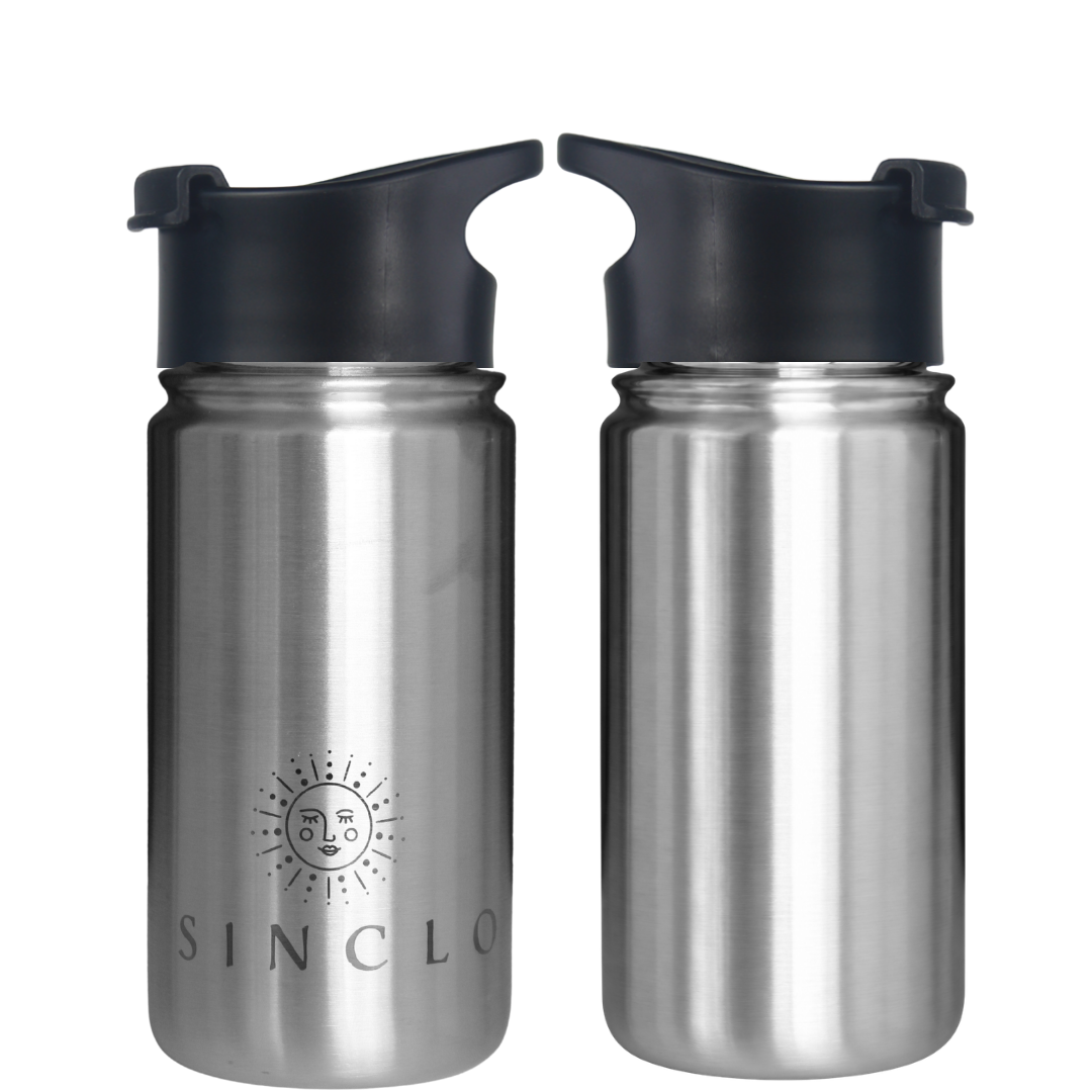 *PREORDER* The Babi 400ml Water Bottle (Chrome)