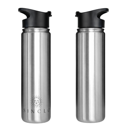 *PREORDER* The Stevie 675ml Water Bottle (Chrome)