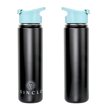 The Stevie 675ml Water Bottle (Black)
