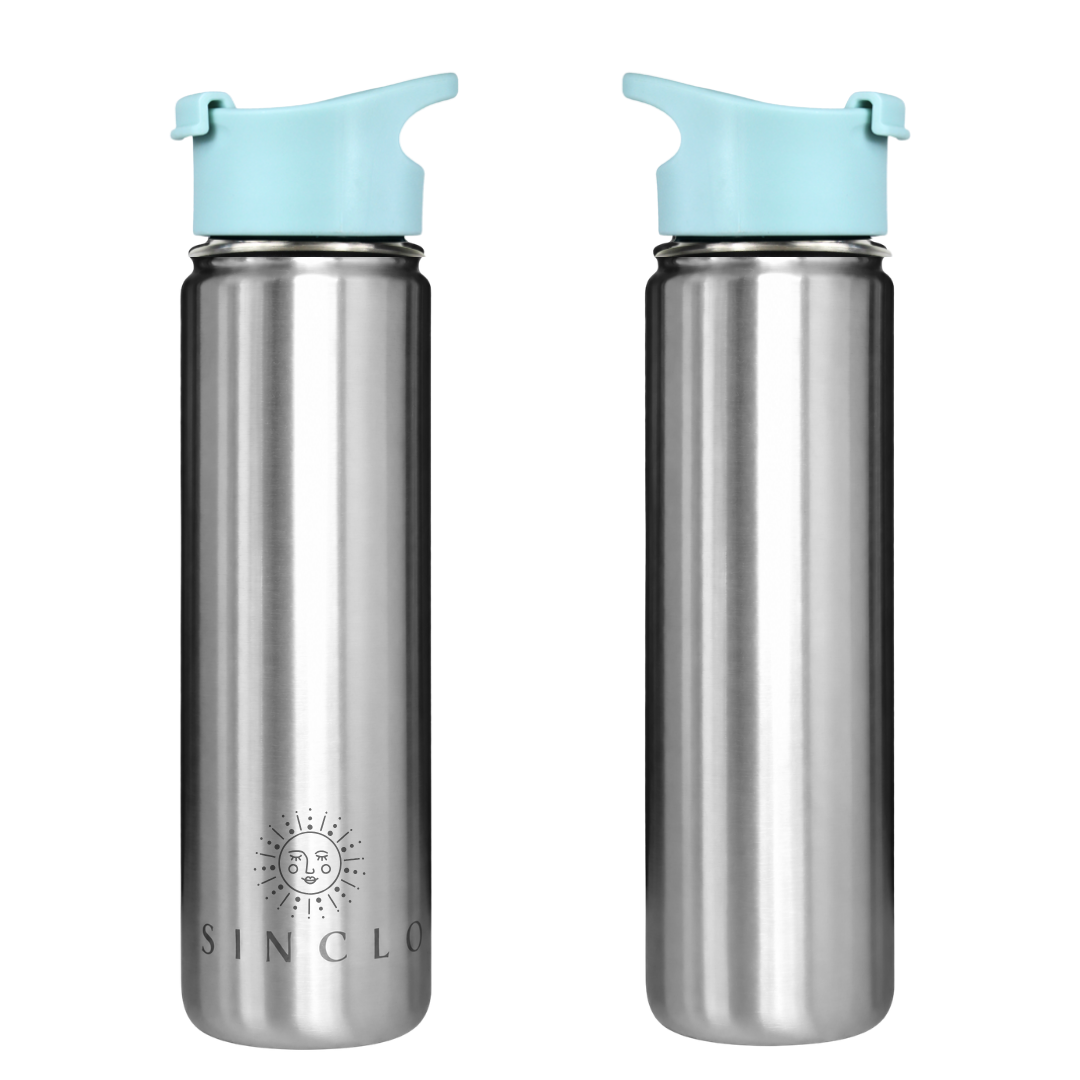 *PREORDER* The Stevie 675ml Water Bottle (Chrome)