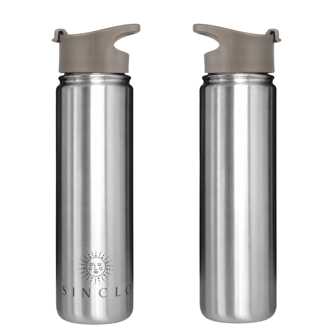 *PREORDER* The Stevie 675ml Water Bottle (Chrome)