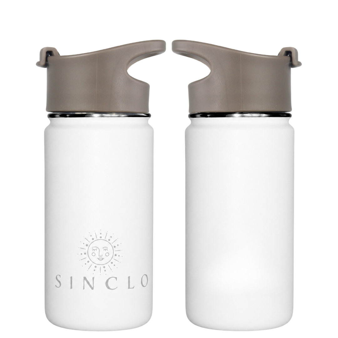 The Babi 400ml Water Bottle (White)