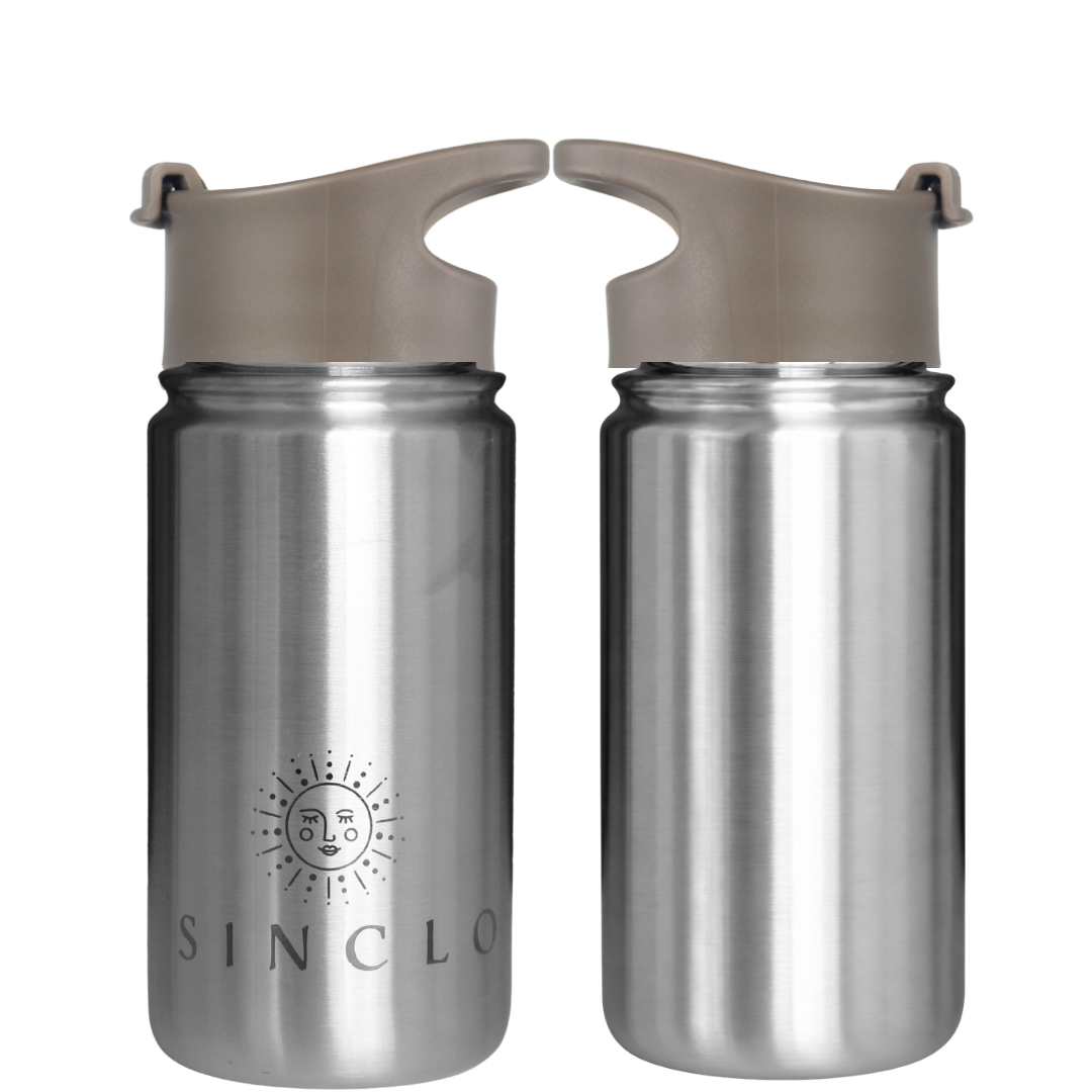 *PREORDER* The Babi 400ml Water Bottle (Chrome)