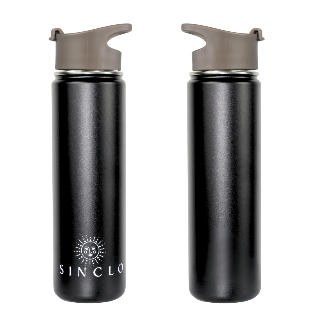 The Stevie 675ml Water Bottle (Black)