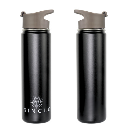 The Stevie 675ml Water Bottle (Black)