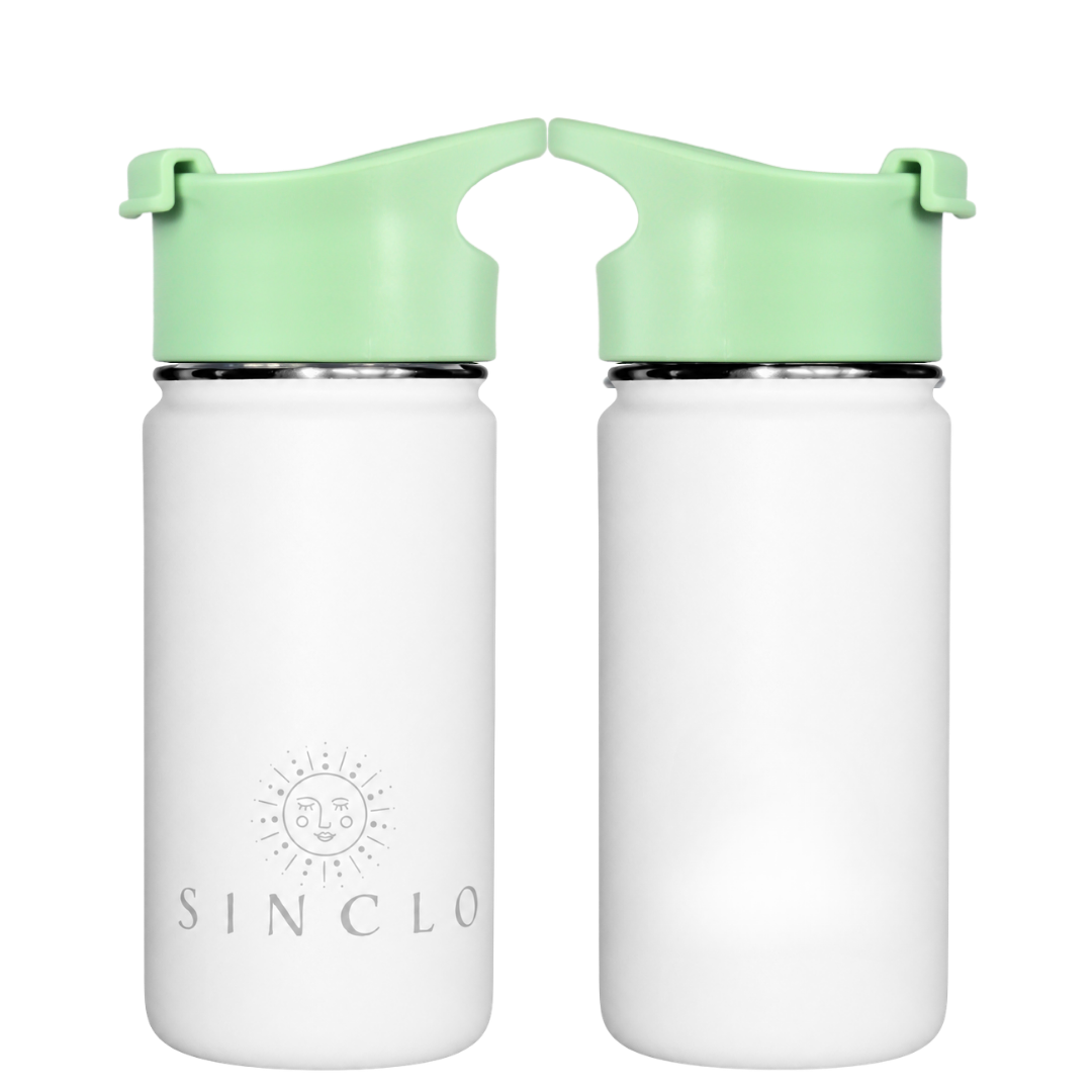 The Babi 400ml Water Bottle (White)