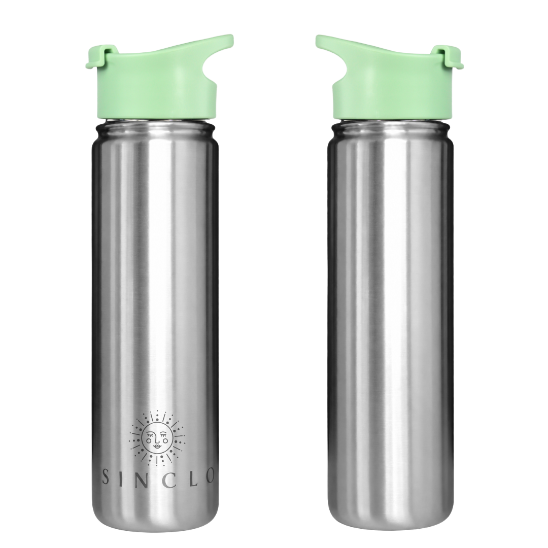 *PREORDER* The Stevie 675ml Water Bottle (Chrome)