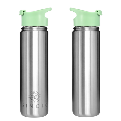 *PREORDER* The Stevie 675ml Water Bottle (Chrome)