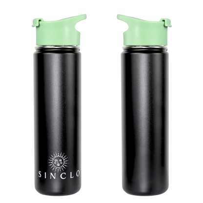 The Stevie 675ml Water Bottle (Black)