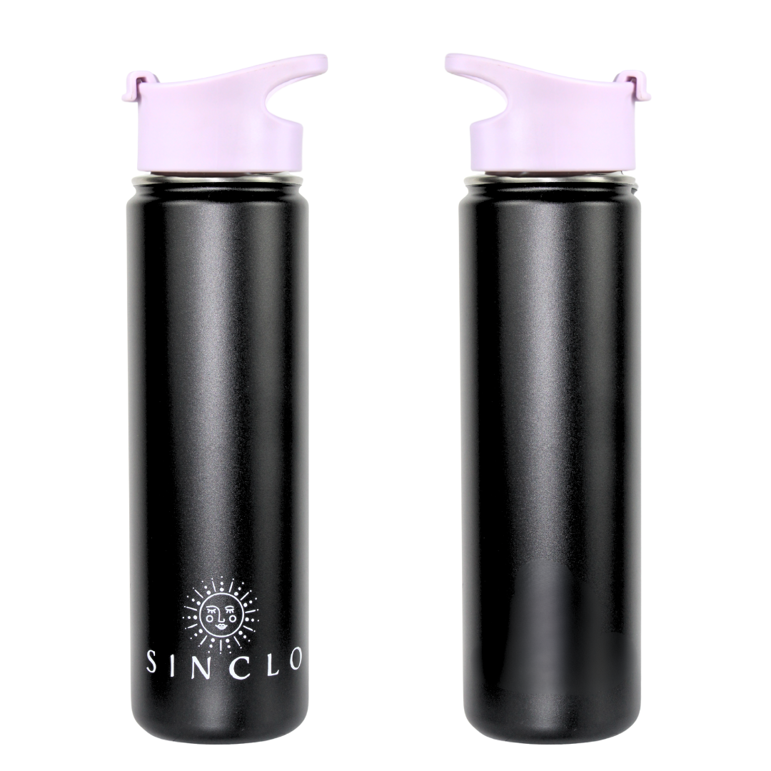 The Stevie 675ml Water Bottle (Black)