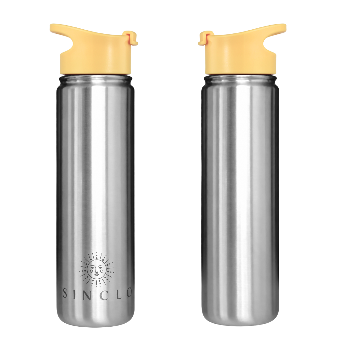 *PREORDER* The Stevie 675ml Water Bottle (Chrome)