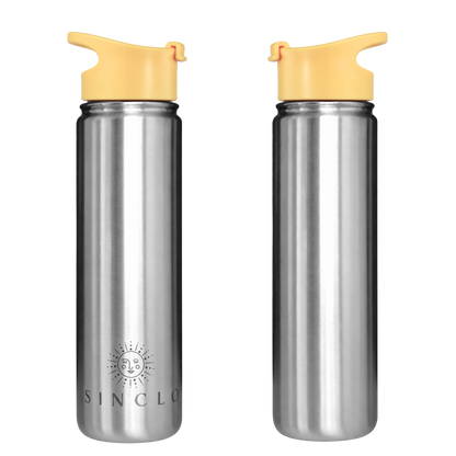 *PREORDER* The Stevie 675ml Water Bottle (Chrome)