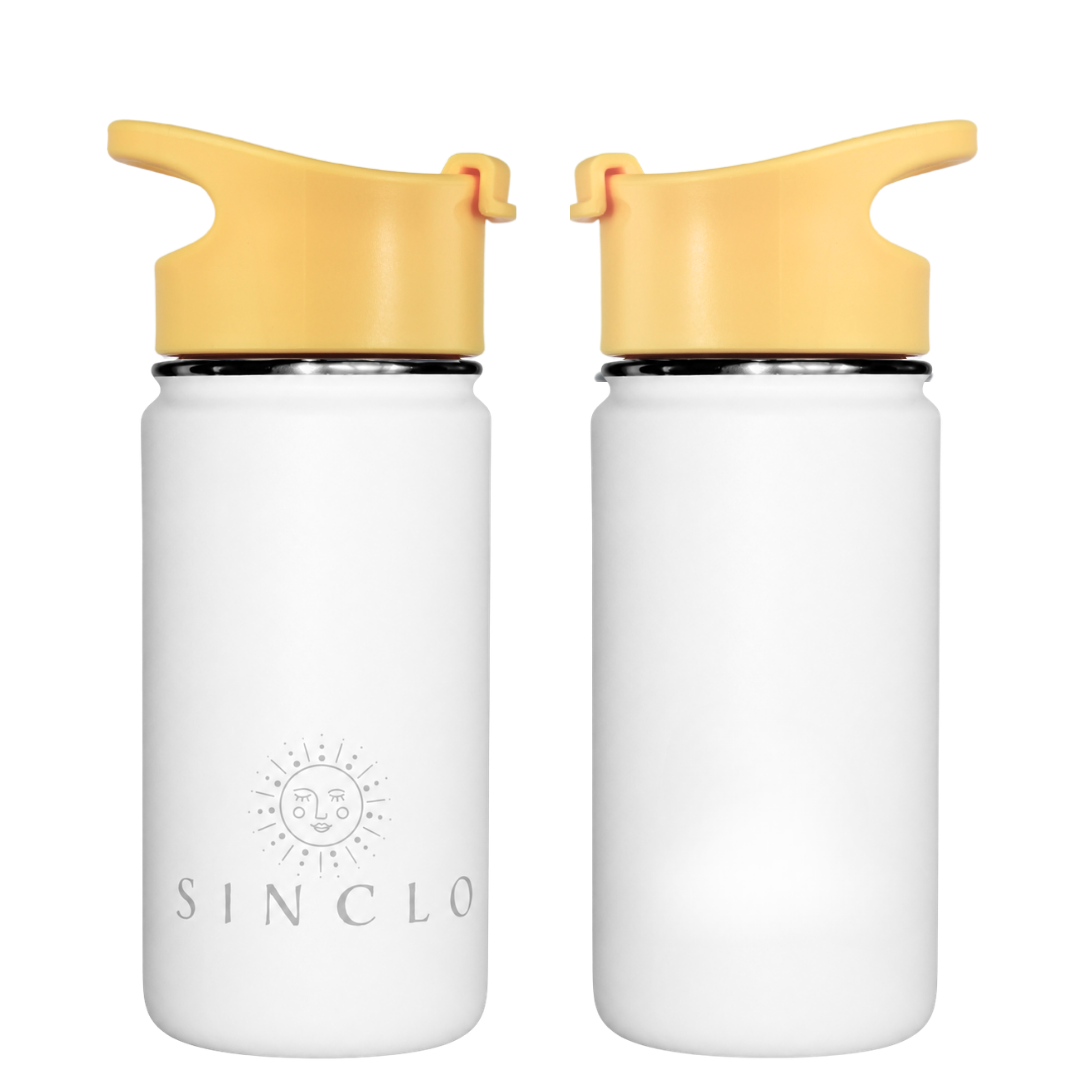 The Babi 400ml Water Bottle (White)