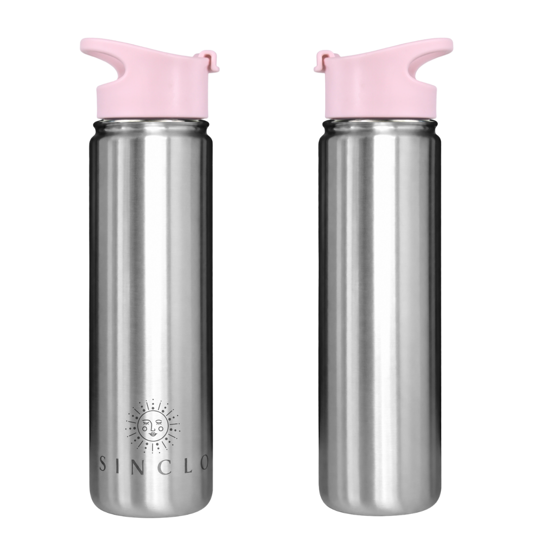 *PREORDER* The Stevie 675ml Water Bottle (Chrome)