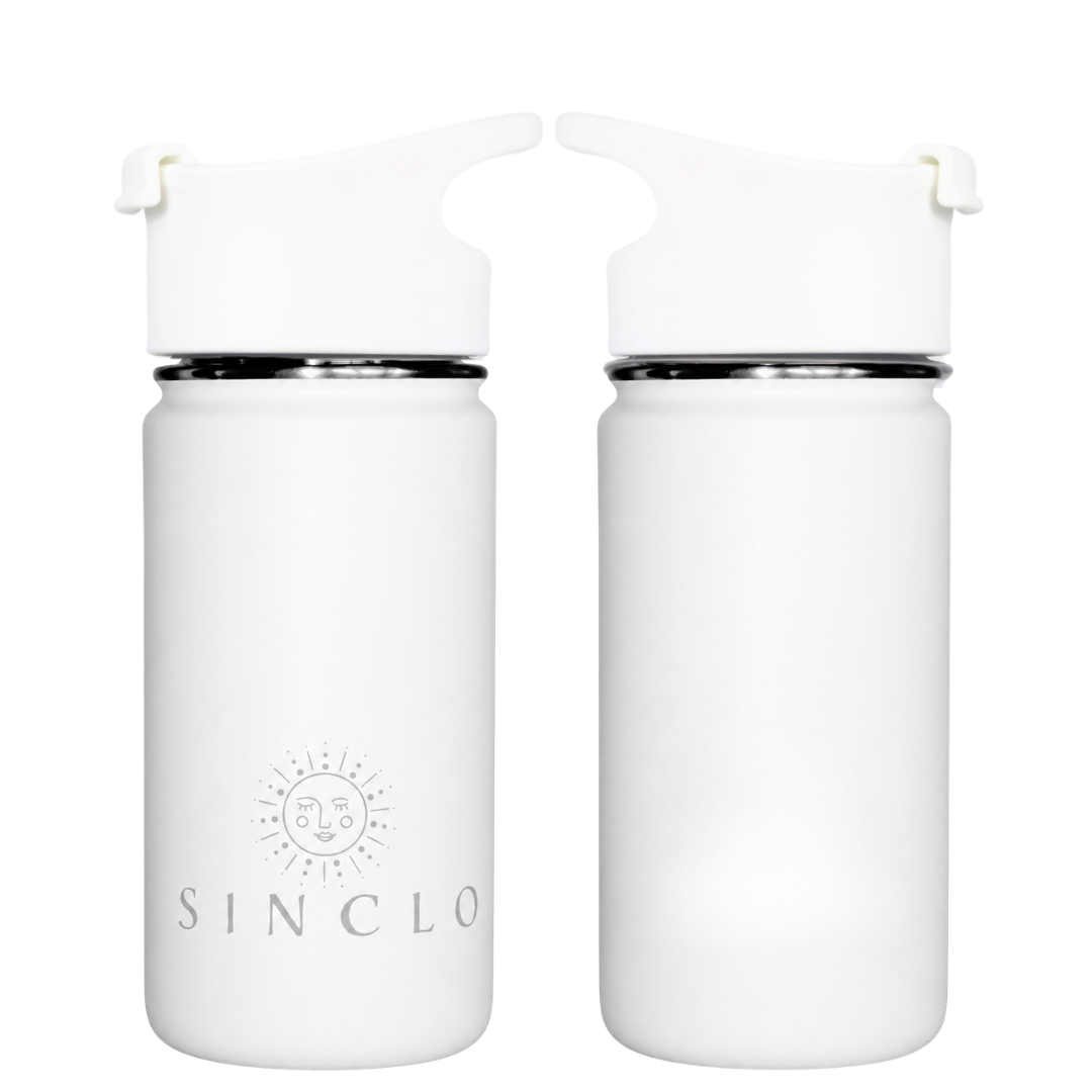 The Babi 400ml Water Bottle (White)
