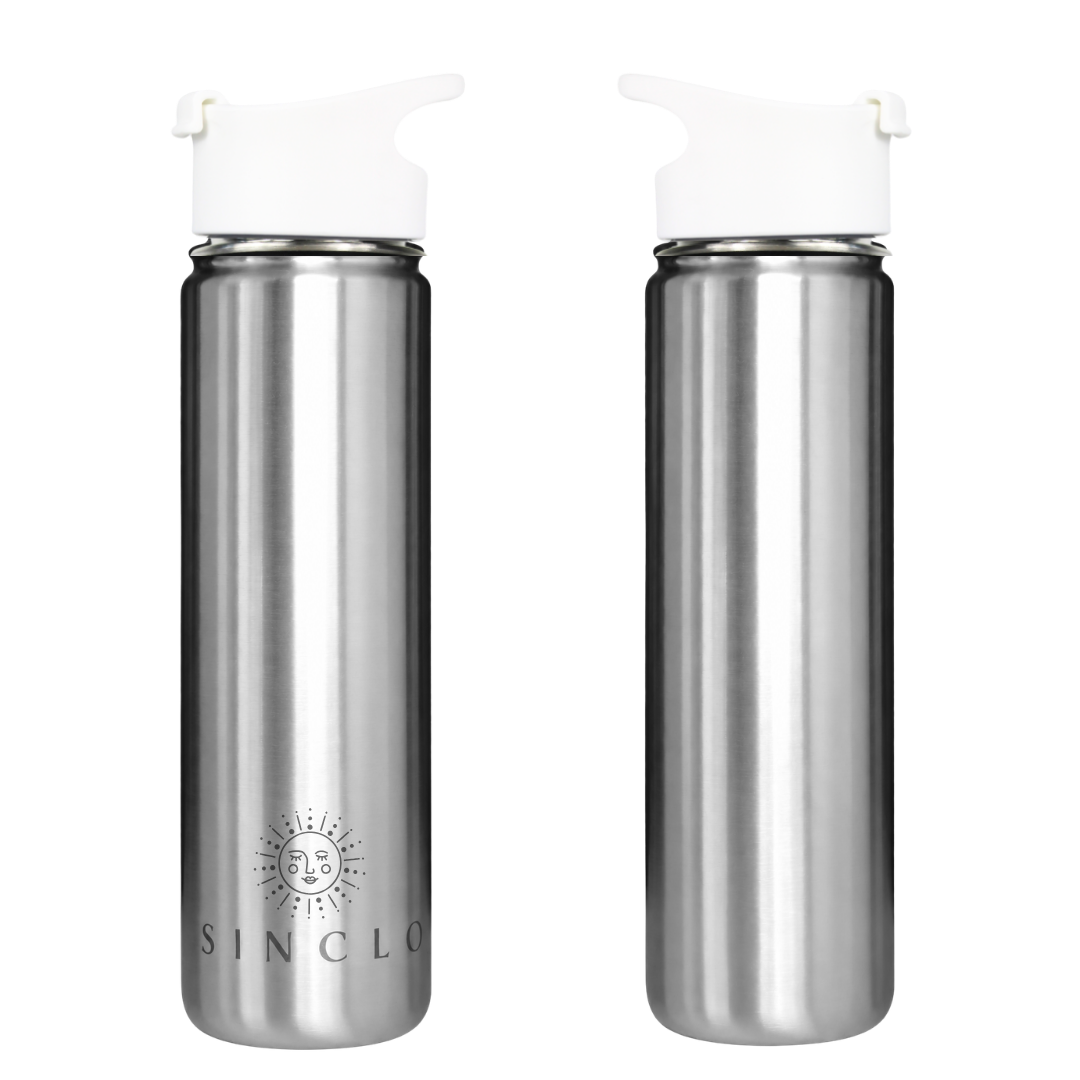 *PREORDER* The Stevie 675ml Water Bottle (Chrome)
