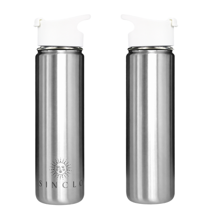 *PREORDER* The Stevie 675ml Water Bottle (Chrome)