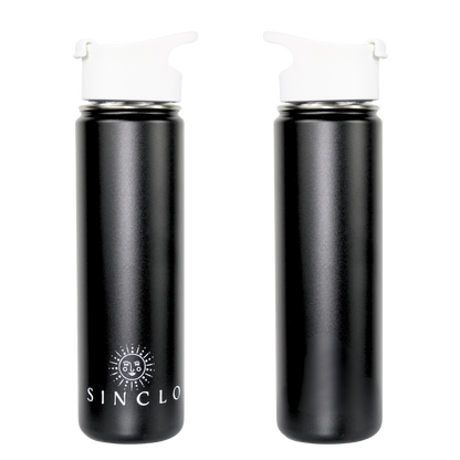 The Stevie 675ml Water Bottle (Black)