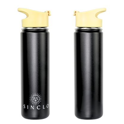 The Stevie 675ml Water Bottle (Black)