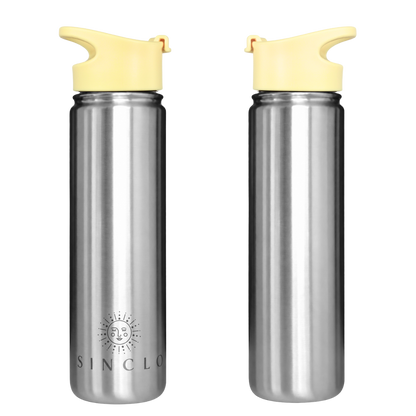 *PREORDER* The Stevie 675ml Water Bottle (Chrome)