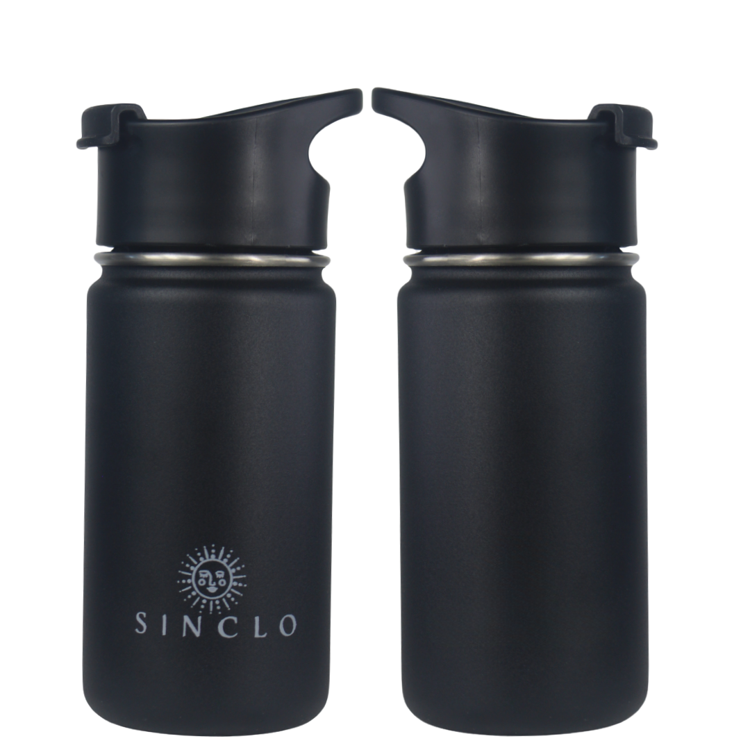 The Babi 400ml Water Bottle (Black)