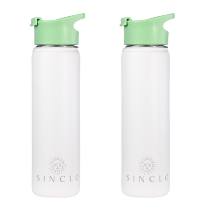 The Stevie 675ml Water Bottle (White)