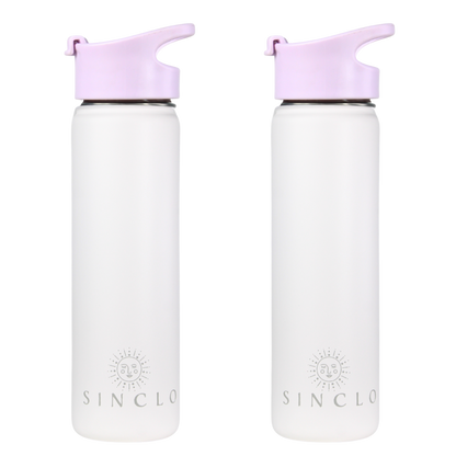 The Stevie 675ml Water Bottle (White)