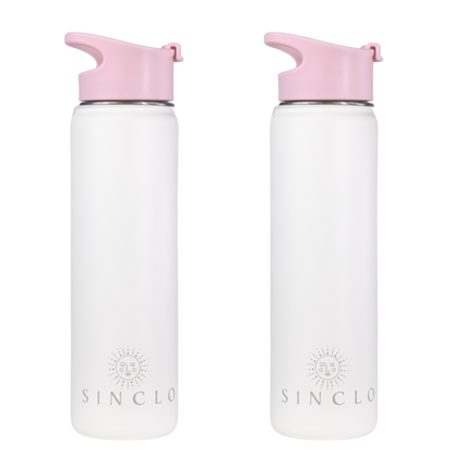 The Stevie 675ml Water Bottle (White)