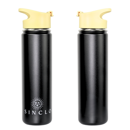 The Stevie 675ml Water Bottle (Black)