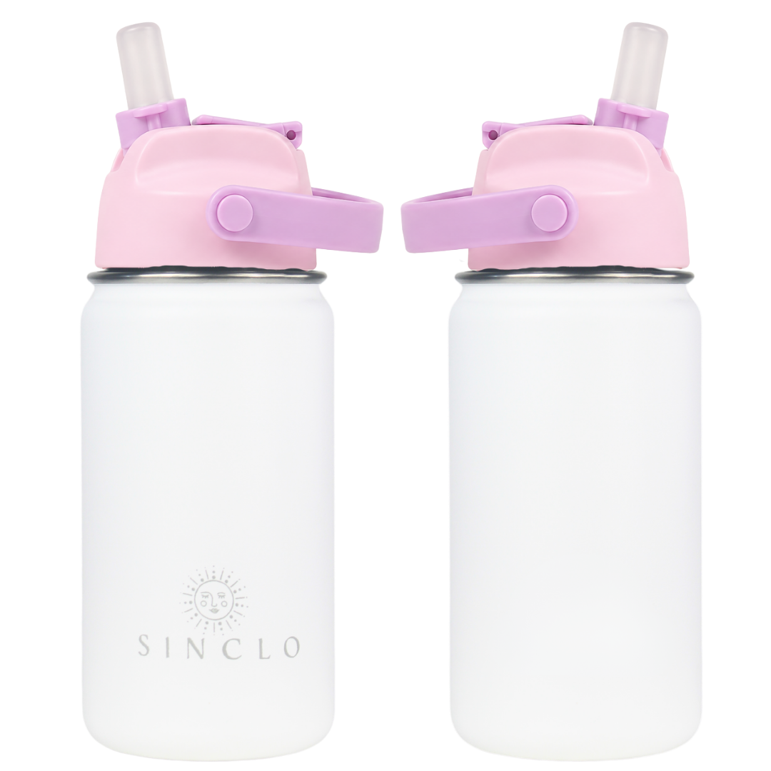 The Babi 400ml Water Bottle (White)