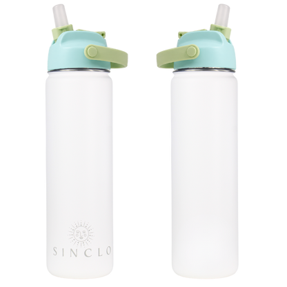 The Stevie 675ml Water Bottle (White)