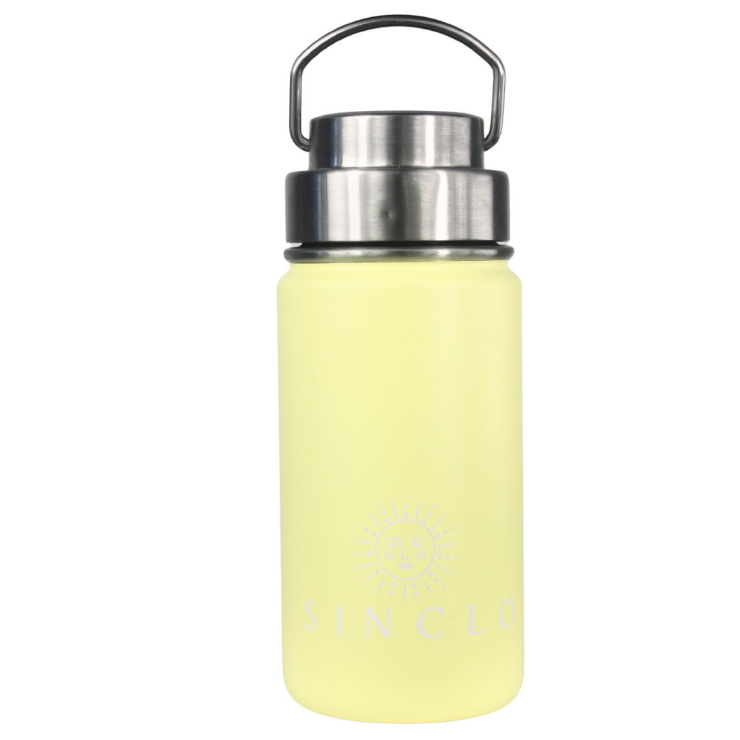 SECONDS SALE - The Babi 400ml Water Bottle (Yellow)