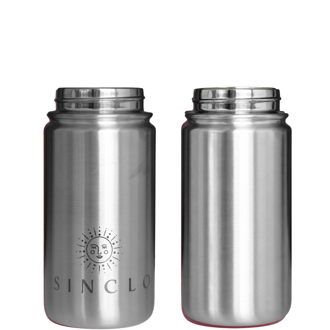 *PREORDER* The Babi 400ml Water Bottle (Chrome)