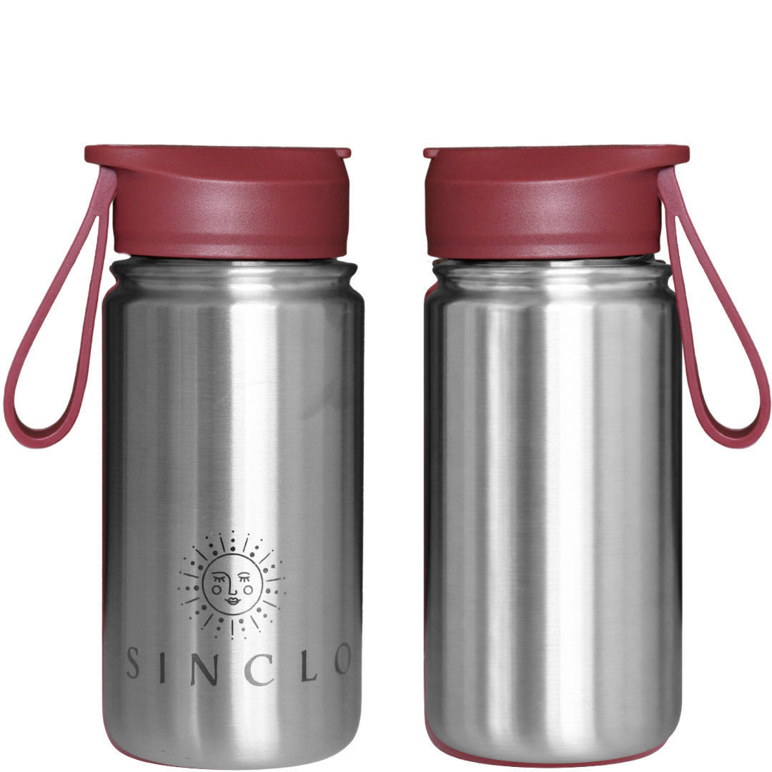 *PREORDER* The Babi 400ml Water Bottle (Chrome)