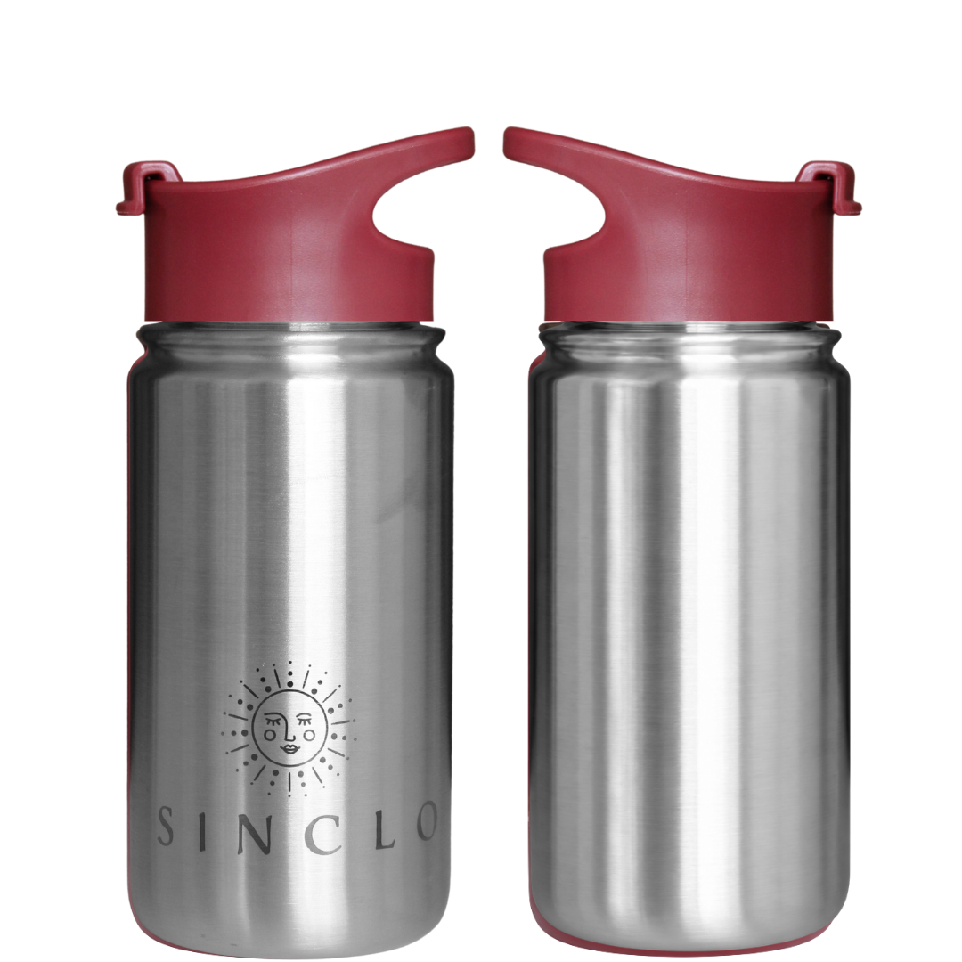 *PREORDER* The Babi 400ml Water Bottle (Chrome)