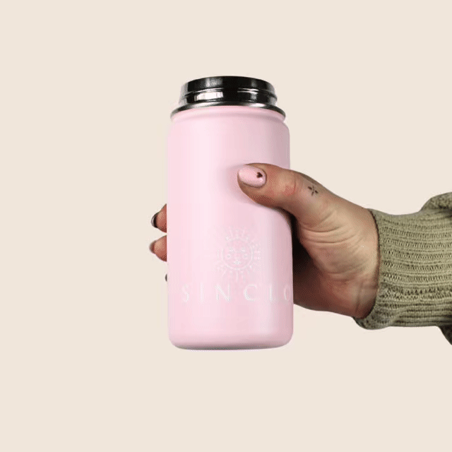 The Babi 400ml Water Bottle (Pink)