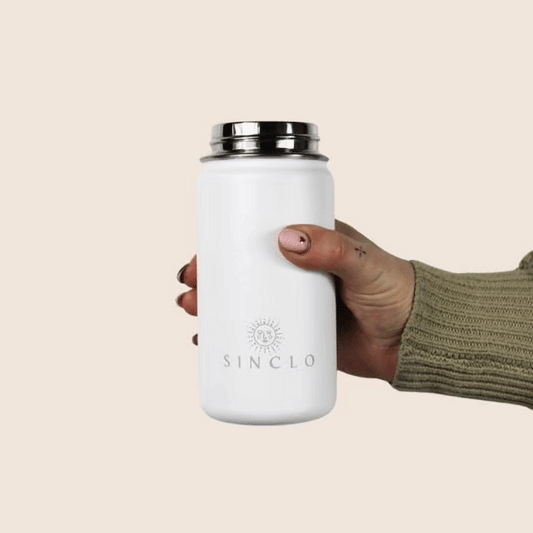 The Babi 400ml Water Bottle (White)