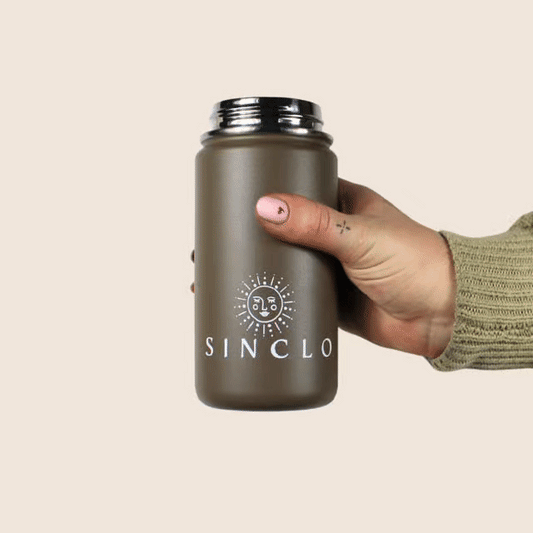 The Babi 400ml Water Bottle (Brown)